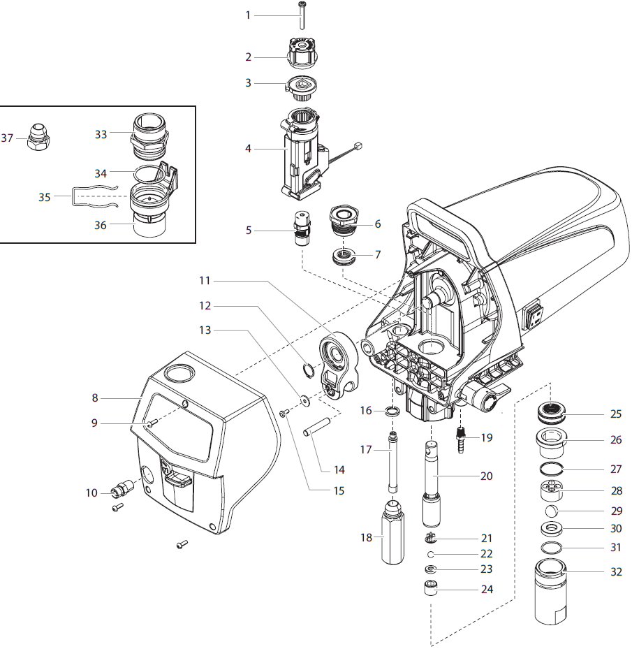 Impact 400 Drive Assembly Parts (II)